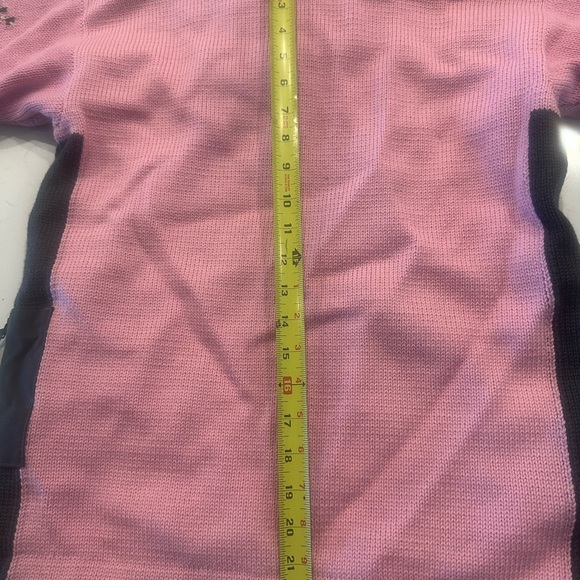 Dale Norway Pink and Dark Grey Knit Ski Sweater FULLY LINED - Picture 6 of 13